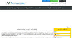 Desktop Screenshot of oslersacademy.com